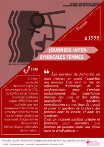 7. Travail 5 - Journées Intersyndicales Femmes